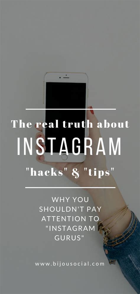 The Truth About Instagram Hacks Instagram Tips Social Media