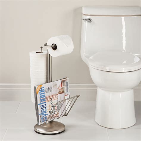 Modern Toilet Paper Holder Free Standing Minimal Modern Toilet Paper