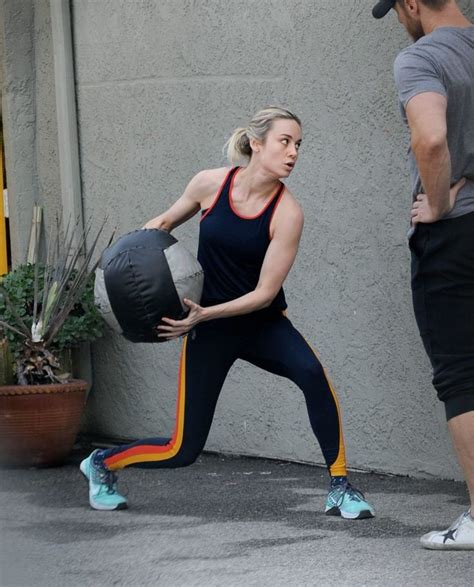 Brie Larson Works Up A Sweat At The Gym In La January 2019 Bit Ly 2vwgger