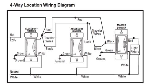 Connect the white common wire from the first switch to the common. How to wire aspire 4 way switch it is a master dimmer and instruction call for a remote units