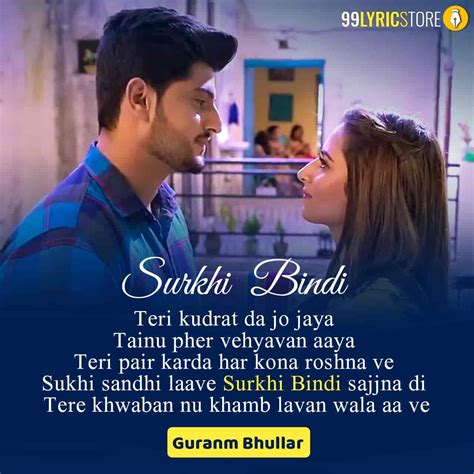 Surkhi Bindi Title Track Lyrics Gurnam Bhullar Sargun Mehta