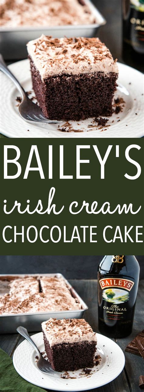 Baileys Chocolate Cake With Irish Cream Frosting The Busy Baker