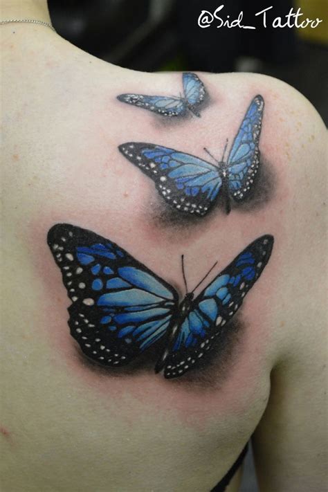 Many stars also get these tattoos. 35 best Blue Monarch Butterfly 3d Tattoo images on ...