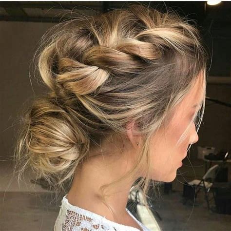 11 Casual Messy Bun Hairstyles With Braids