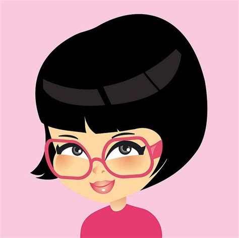 Girl With Glasses Illustration Illustration Character Inspiration