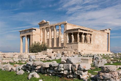 Erechtheum Acropolis Athens Erechtheion Wikipedia Ancient Greek