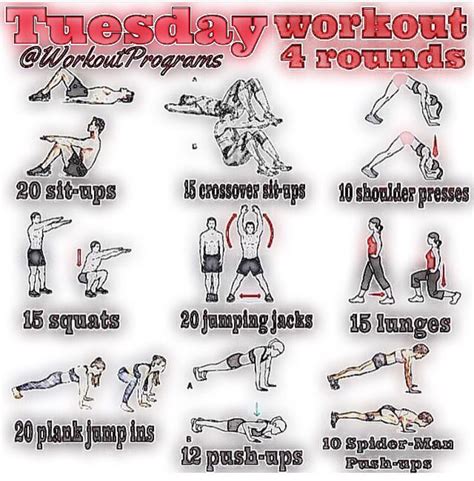Tuesday Workout Tuesday Workout Workout Workout Programs