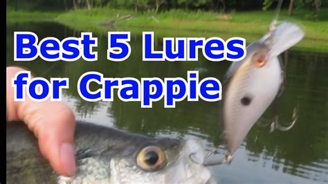 Top 5 Best Crappie Fishing Lures Baits And Jigs Youtube