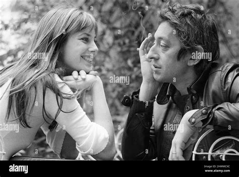 Serge Gainsbourg With Jane Birkin In Paris Photograph By Jacques My Xxx Hot Girl