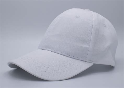 Styled Basics White Baseball Hat Expandable Hook And Loop Tab Closure