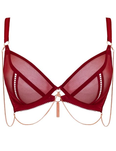 Scantilly By Curvy Kate Unchained Plunge Bra St016101 Sexy Sheer Bras