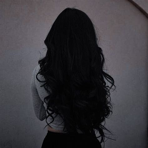 Pin By Brenna On Lit • The Mortal Instruments Black Hair Aesthetic Black Wavy Hair Long