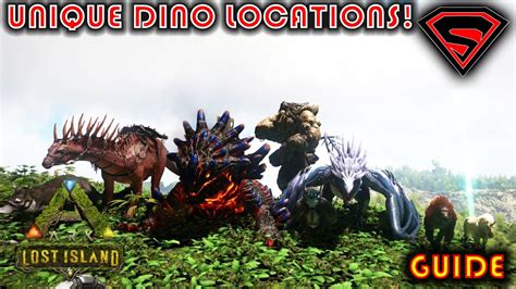 Ark Lost Island Unique Dino Locations Where To Find All Unique Dinos Sexiezpicz Web Porn