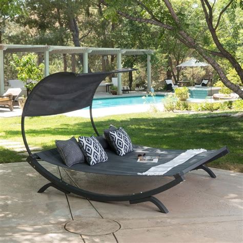 Outdoor garden pool furniture balcony outdoor patio furniture day bed lounge outdoor patio furniture canopy bed cottage by kettal design patricia urquiola sun lounger canopy wicker rattan day. Marrakech Outdoor Wood Sunbed with Canopy by Christopher ...