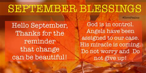 September Blessings The Month Of Miracles And Breakthrough