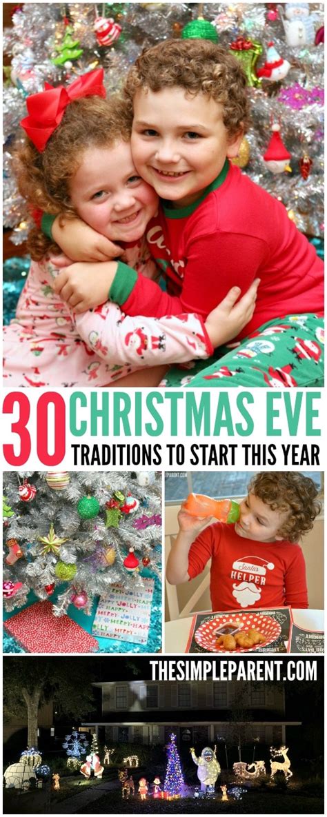 30 Fun Christmas Eve Traditions You Can Start This Year The Simple Parent