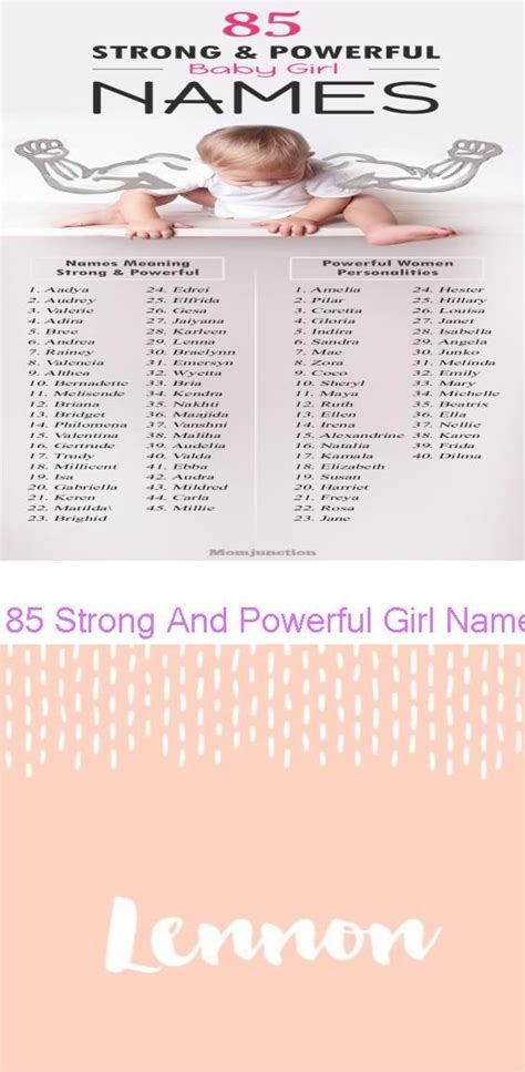 85 Strong And Powerful Girl Names With Great Meanings Baby Names That