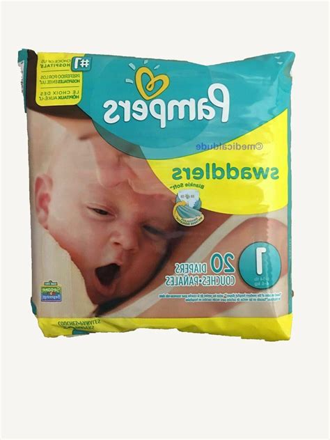 Pampers Swaddlers 12 Packs Of 20 Size 1