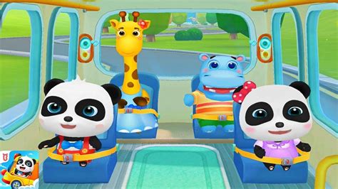 Little Panda School Bus Go Shopping Kids Cartoon Kids Video Baby