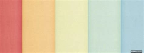 Pastel Colours Together Photo Facebook Cover