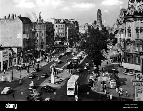 Kurfuerstendamm Berlin 1960s Stock Photo 86384282 Alamy