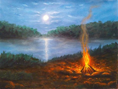 Campfire Paintings Search Result At