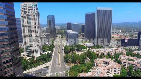 Skylines the best city simulator on the market? 4K, Aerial view of Century City skyline skyscrapers, Los ...