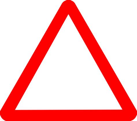 Download High Quality Triangle Clipart Warning Transparent Png Images