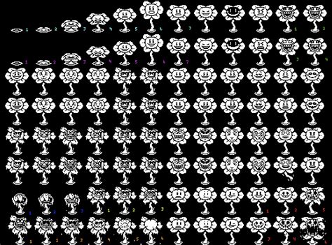 Undertale Flowey Sprites Collecting Resources And References For The