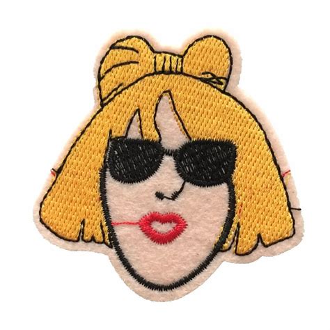 New Arrival Cool Girl Embroideried Patches Iron On Lady Appliques Patch