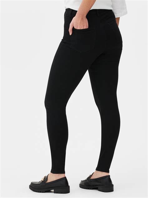 women s black stretch skinny jeans primark