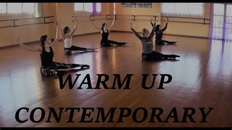 Warm Up For Contemporary Dance Class Basic And Simple Floor Exercise