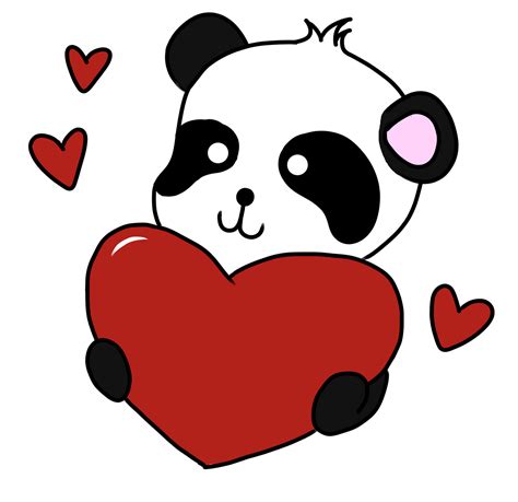 The Little Panda Loves You By Vinike20 On Deviantart