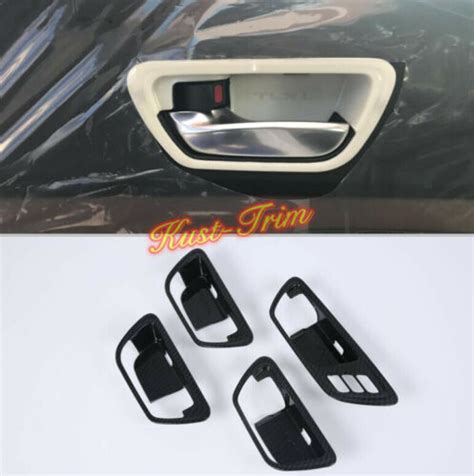 Fit For Acura Tlx Carbon Fiber Style Inner Door Handle Bowl