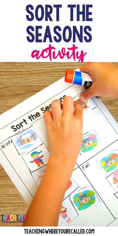 Four Seasons Activities For Prek And Kindergarten Teaching Where You
