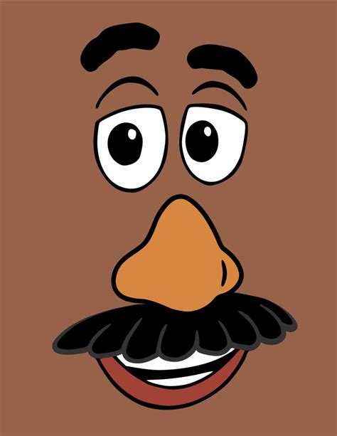 Mr And Mrs Potato Head Faces Svg Pdf Png And Dxf Files Etsy