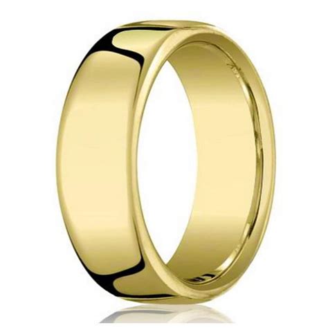 Shop from the world's largest selection and best deals for wedding band yellow gold rings for men. Men's Benchmark 18K Gold Wedding Ring, Polished | 7.5mm Width
