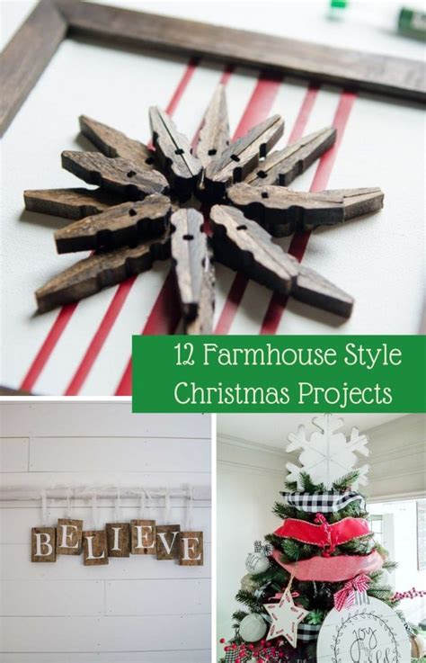 Diy Farmhouse Christmas Decor Projects Scrappy Geek