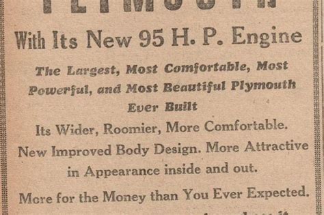 Vintage Clippings Newspaper Auto Advertising Part Iii Hemmings