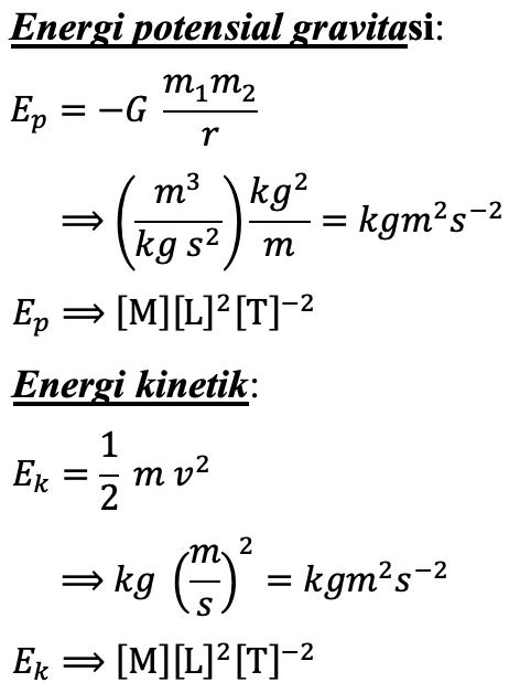 Rumus Dimensi Energi Kinetik Homecare24