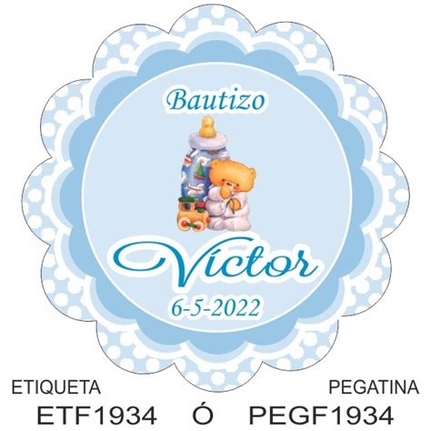 Pegatina Bautizo