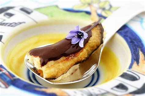 100 gr di zucchero di canna. "Melanzane con cioccolata, gelato e concierto", ristorante ...