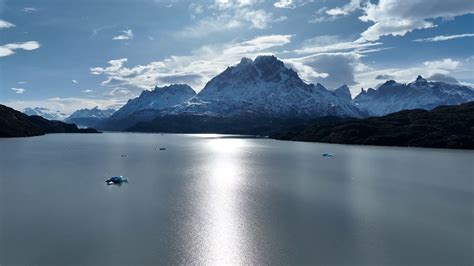 Grey Lake At Torres Del Paine Magallanes Stock Footage Sbv 348490334