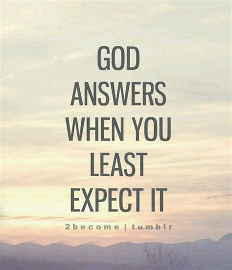 God Answers Prayers Inspirational Quotes Pinterest