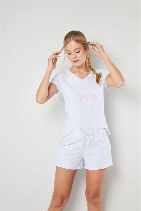 Pijama Short T11078 Ropa Para Mujer