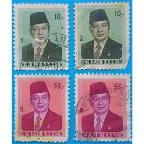 Jual Perangko Seri Presiden Soeharto 1983 Set 4 Pcs Di Lapak Mata Dunia