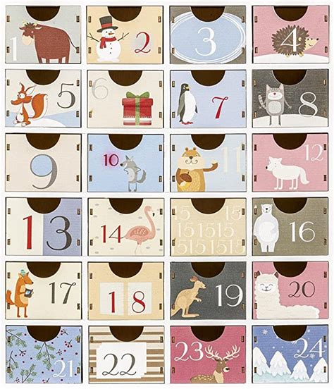 A German Wooden Advent Calendar Use It Again Every Year