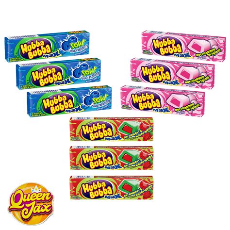Buy Hubba Bubba Max Bubble Gum Variety Pack 3 Flavors Total Of 9