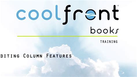 Coolfront Books Editing Column Features Youtube
