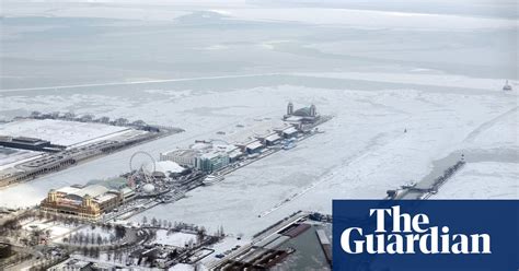 The Great Lakes Freeze In Pictures Us News The Guardian
